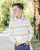Hope & Henry Hope & Henry Boys' Organic Mock Neck Stripe Sweater - 2