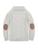 Hope & Henry Hope & Henry Boys' Organic Shawl Collar Cable Sweater Cardigan - 2