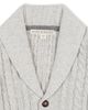 Hope & Henry Hope & Henry Boys' Organic Shawl Collar Cable Sweater Cardigan - 3