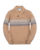 Hope & Henry Hope & Henry Boys' Organic Shawl Collar Stripe Sweater - 1