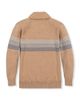 Hope & Henry Hope & Henry Boys' Organic Shawl Collar Stripe Sweater - 2