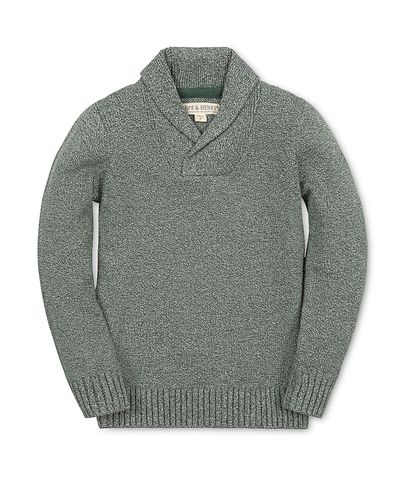 Hope & Henry Hope & Henry Boys' Organic Shawl Collar Sweater