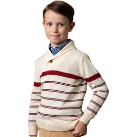 Hope & Henry Hope & Henry Boys' Shawl Collar Sweater, Kids