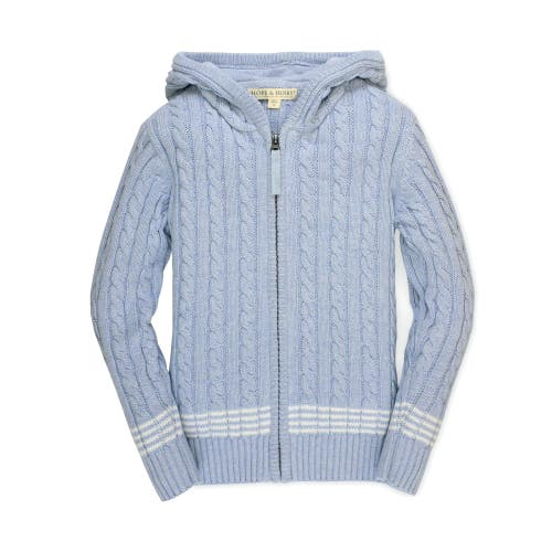 Hope & Henry Hope & Henry Boys' Zip-Up Textured Sweater, Kids