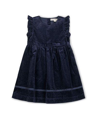Hope & Henry Hope & Henry Girls' Organic Corduroy Flutter Sleeve Jumper Dress