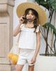 Hope & Henry Hope & Henry Girls' Organic Eyelet Tank and Short Set - 4