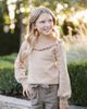 Hope & Henry Hope & Henry Girls' Organic Long Sleeve Mock Neck Sweater with Ruffle - 2