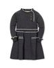Hope & Henry Hope & Henry Girls' Organic Long Sleeve Ruffle Trim Sweater Dress - 1