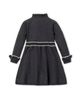 Hope & Henry Hope & Henry Girls' Organic Long Sleeve Ruffle Trim Sweater Dress - 3