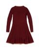 Hope & Henry Hope & Henry Girls' Organic Mock Neck Flounce Hem Sweater Dress - 2