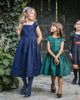 Hope & Henry Hope & Henry Girls' Organic Puff Sleeve Pintuck Sateen Party Dress - 2