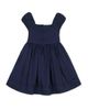 Hope & Henry Hope & Henry Girls' Organic Puff Sleeve Pintuck Sateen Party Dress - 6
