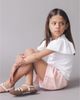 Hope & Henry Hope & Henry Girls' Organic Ruffle Sleeve Pointelle Sweater - 3