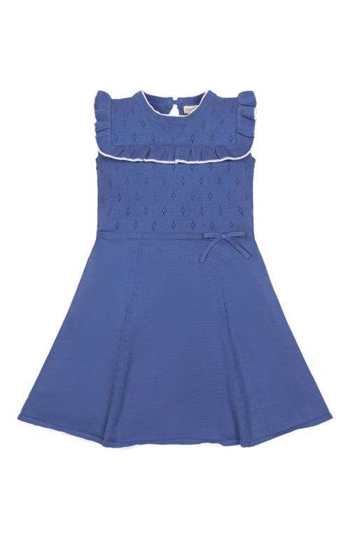 Hope & Henry Hope & Henry Girls' Organic Ruffle Yoke Sweater Dress, Toddler