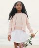 Hope & Henry Hope & Henry Girls' Organic Short Sleeve Cable Sweater - 2