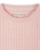 Hope & Henry Hope & Henry Girls' Organic Short Sleeve Cable Sweater - 3