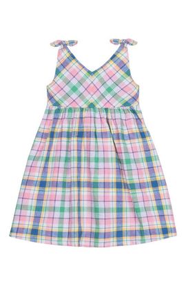 Hope & Henry Hope & Henry Girls' Sleeveless Bow Shoulder Swing Dress,