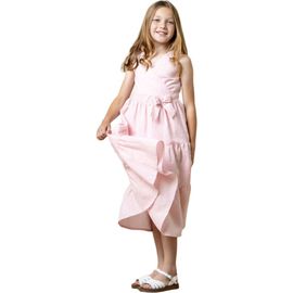 Hope & Henry Hope & Henry Girls' Tiered Wrap Dress, Kids