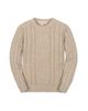 Hope & Henry Hope & Henry Kids' Organic Cable Knit Fisherman Sweater - 1
