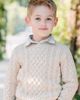 Hope & Henry Hope & Henry Kids' Organic Cable Knit Fisherman Sweater - 4