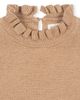 Hope & Henry Hope & Henry Kids' Organic Mock Neck Ruffle Edge Sweater Dress - 2