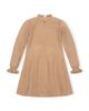 Hope & Henry Hope & Henry Kids' Organic Mock Neck Ruffle Edge Sweater Dress - 3