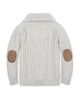 Hope & Henry Hope & Henry Kids' Organic Shawl Collar Cable Sweater Cardigan - 3