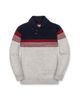 Hope & Henry Hope & Henry Kids' Organic Shawl Collar Cable Sweater with Elbow Patches - 1