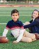 Hope & Henry Hope & Henry Kids' Organic Shawl Collar Cable Sweater with Elbow Patches - 3