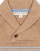 Hope & Henry Hope & Henry Kids' Organic Shawl Collar Stripe Sweater - 2