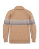 Hope & Henry Hope & Henry Kids' Organic Shawl Collar Stripe Sweater - 3