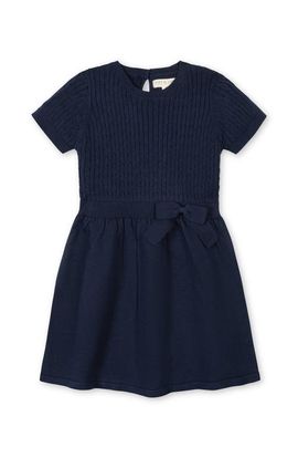 Hope & Henry Hope & Henry Kids' Organic Short Sleeve Cable Sweater Dress