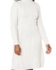 Hope & Henry Hope & Henry Organic Long Sleeve Turtleneck Cable Sweater Dress - 1