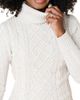 Hope & Henry Hope & Henry Organic Long Sleeve Turtleneck Cable Sweater Dress - 2