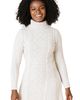 Hope & Henry Hope & Henry Organic Long Sleeve Turtleneck Cable Sweater Dress - 3