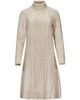 Hope & Henry Hope & Henry Organic Long Sleeve Turtleneck Cable Sweater Dress - 4
