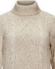 Hope & Henry Hope & Henry Organic Long Sleeve Turtleneck Cable Sweater Dress - 5