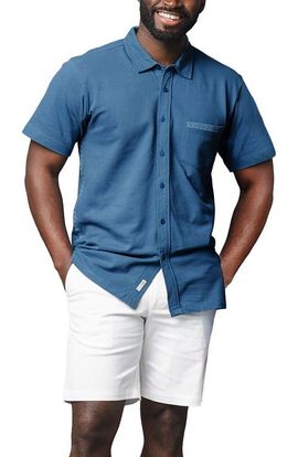 Hope & Henry Hope & Henry Organic Pique Short Sleeve Shirt