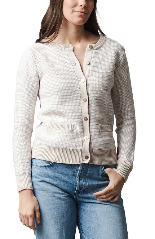 Hope & Henry Hope & Henry Organic Tweed Stitch Sweater Cardigan
