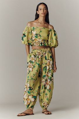 Hope for Flowers by Tracy Reese Lily Cotton Balloon Pants