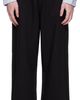 HOPE HOPE Black Elasticated Wide Leg Trousers - 1
