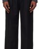 HOPE HOPE Black Loose-Fit Trousers - 1