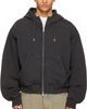 HOPE HOPE Black Oversized Zip-Up Hoodie - 1