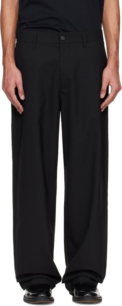 HOPE HOPE Black Wide-Leg Suit Trousers
