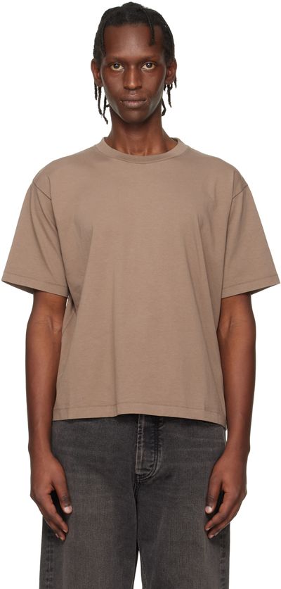 HOPE HOPE Brown Boxy T-shirt