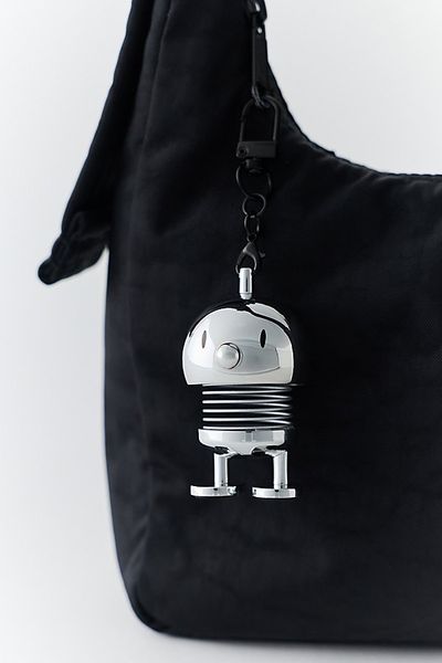 Hoptimist Hoptimist Chrome Mini Bumble Keychain in Chrome at Urban Outfitters