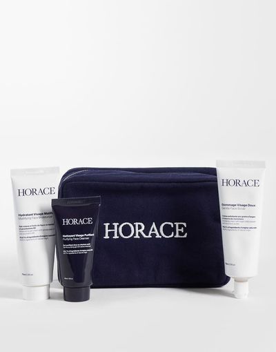Horace Horace skincare and Toiletry Bag Gift set-No color