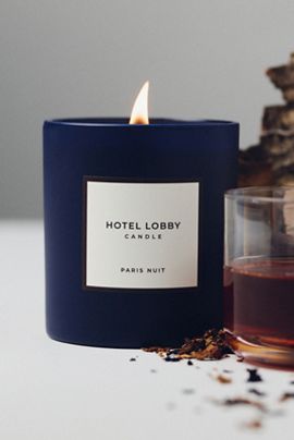 Hotel Lobby Woody Paris Nuit Boxed Glass Candle