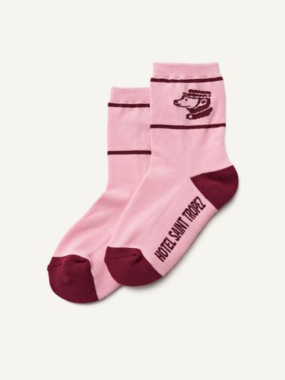 HOTEL SAINT TROPEZ Point Micca Socks_Pink