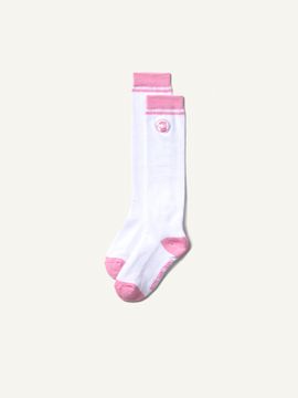HOTEL SAINT TROPEZ Sport Micca Knee Socks_White-Pink
